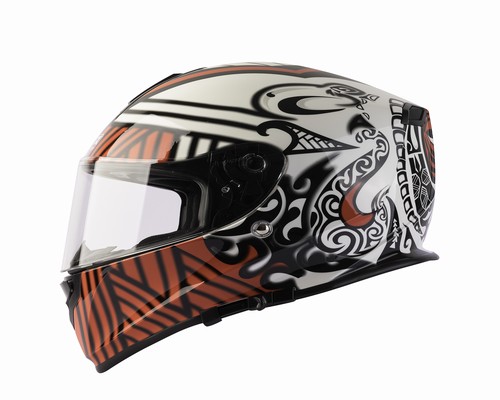 CASCO MAX V127 INTEGRAL C/ANT. DE SOL (RED KORU) L